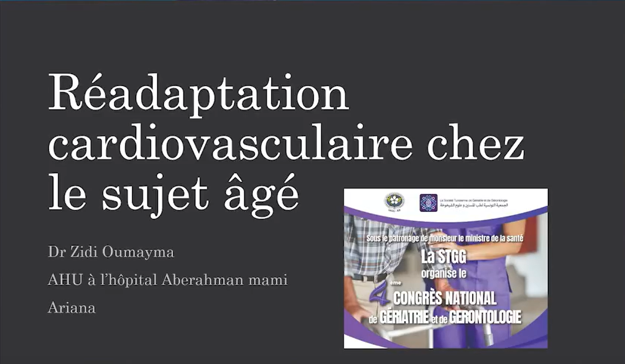 Réadaptation cardiovasculaire chez le sujet âgé